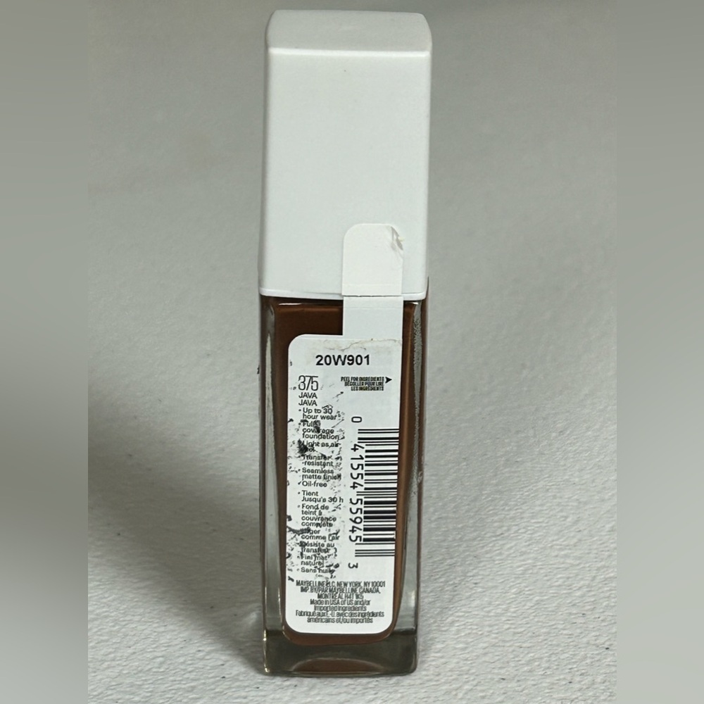Maybelline Super Stay Active Wear 30H Foundation #375 Java NIP - Picture 4 of 4